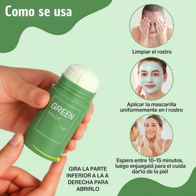 🌿 ¡Oferta 2x1 en Mascarilla de Té Verde! 👉 Pagar únicamente al recibir el producto